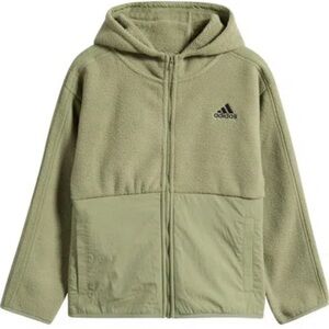 adidas Kids Sage Green Fleece Hoodie